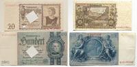 Drittes Reich, Third Reich 20, 100 Reichsmark mit Hakenkreuz -