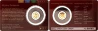 Palau 1 Dollar Gold 40 Jahre Goldpanda 0,5g, Coin Card -