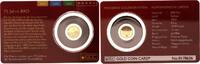 Samoa $ 50 Tala Gold 75 Jahre BRD 0,5g, Coin Card -