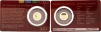 Samoa $ 50 Tala Gold 125. Geburtstag Erich Kästner 0,5g, Coin Card -