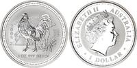 Australien 1 Dollar Silber Lunar Serie 1 Jahr des Hahnes -
