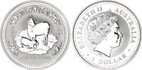 Australien 1 Dollar Silber Lunar Serie 1 Jahr der Ziege -