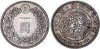 Japan One Yen Silber Drache -