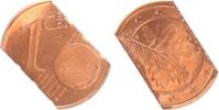 Deutschland / Bundesrepublik Fehlprägung 1 Cent entwertet durch Zerschneiden, Fehlprägung 1 Cent 2006 ? entwertet durch Zerschneiden, Fehlpr. 180° Stempeldr. -