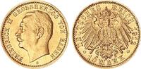 Kaiserreich / Baden 10 Mark Gold Friedrich II. -