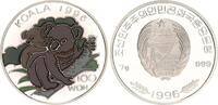Nordkorea 100 Won Koala coloriert Silber -