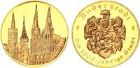 Deutschland - Duderstadt Goldmedaille - Neuerer Städte Dukat ohne Jahr, um 1970 Duderstadt, die 1000-jährige Stadt FDC-