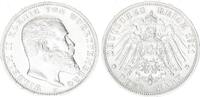 Württemberg 3 Mark Silber 1911 F Wilhelm II. J.175 SUP-