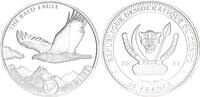 Kongo 20 Franken 1oz Silber Weißkopfseeadler -