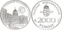 Ungarn 2000 Forint Silber Integration in die Europäische Union -