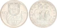 Portugal 10 Escudos Silber Portugal 10 Escudos 1954 Silber -