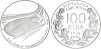 Bulgarien 100 Lewa Silber XVII Olympische Winterspiele, Lillehammer 1994 -