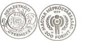 Ungarn 200 Forint Silber Internationales Jahr des Kindes -
