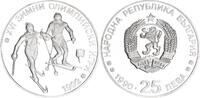 Bulgarien 25 Leva Silber XVI. Olympische Winterspiele 1992 -