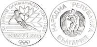 Bulgarien 25 Leva Silber XV. Olympische Winterspiele, Calgary 1988 -