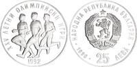 Bulgarien 25 Leva Silber XXV. Olympische Sommerspiele 1992 -