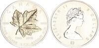 Kanada 5 Dollar Silber Maple Leaf 20-jährigen Jubiläum - Ahornblatt, 1 Unze Feinsilber -