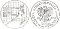 Polen 200 Zloty Silber Fußball-Weltmeisterschaft 1982 -