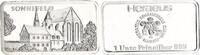 BRD 1 oz Silberbarren Heraeus Sonnefeld -