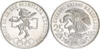Mexiko 25 Pesos Silber Olympische Sommerspiele -