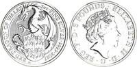 England 5 Pfund 2oz Silber Die Bestien der Königin - Walisischer Drache -