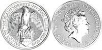 England 5 Pfund 2oz Silber Tiere der Königin - Der Falke des Haus Plantagenet -