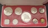 Bahamas KMS Bahama coin Proof Set, Franklin Mint -