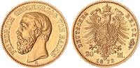 Baden 20 Mark Gold Großherzog Friedrich J. 184 -