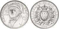 San Marino 5 Euro Silber Melchiorre Delfico -