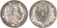 Kaiserreich / Preußen 2 Mark Silber Wilhelm I. J.96 -