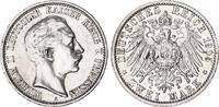Kaiserreich / Preußen 2 Mark Silber Wilhelm II. -