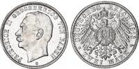 Deutsches Kaiserreich - Baden 2 Mark Silber Großherzog Friedrich II. J.38 -