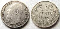 Belgien 50 Centimes 1909 Br&uuml;ssel Leopold II. (1885-1909), Silber sehr sc... 30,00 EUR  + 12,95 EUR frais d'envoi