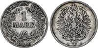 Kaiserreich 1 Mark Silber J.9 -
