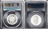 Österreich 25 Schilling Silber FEHLPRÄGUNG Grillparzer - 9 Shields - Wertzahl im Perlkreis !!!!! -