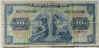 BRD 10 Deutsche Mark Bank deutscher Länder, Kennbuchstabe N, Serie H -