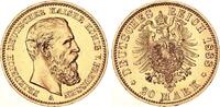 Preußen 20 Mark Gold Friedrich III. J.248 -