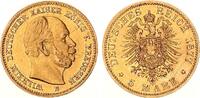 Preußen 5 Mark Gold J.244 Wilhelm I. -