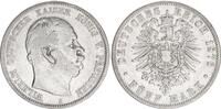 Kaiserreich / Preußen 5 Mark Silber Kaiser Wilhelm I. J.97 -