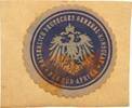 Kolonien / Schutztruppen Abzeichen z. Aufkleben (Siegel) Kaiserlich Deutschen General-Konsulats für Süd-Afrika -
