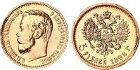 Russland 5 Rubel Gold Nikolaus II. (1894-1917) -