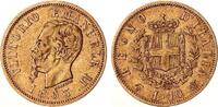 Italien Königreich 10 Lire Gold Vittorio Emanuele II. -