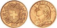 Schweiz 20 Franken Gold Vreneli -