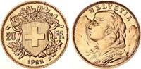 Schweiz 20 Franken Gold Vreneli -