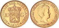 Niederlande 10 Gulden Gold Königin Wilhelmina -