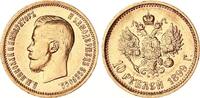 Rußland 10 Rubel Gold Nikolaus II. (1894-1917) -
