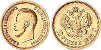 Rußland 10 Rubel Gold Nikolaus II. (1894-1917) -