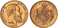 Belgien 20 Francs Gold Leopold II. -