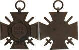 Kaiserreich Orden Ehrenkreuz für Frontkämpfer mit Schwerter ohne Band Hersteller G10 -
