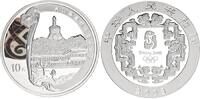 China 10 Yuan 1 oz Silber XXIX. Olympische Sommerspiele, Peking - Tempel der Weißen Pagod -